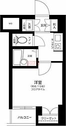 アイル池袋・North 1Kの間取図画像