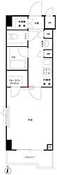 ルーブル泉岳寺 1Kの間取図画像