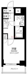 プレール・ドゥーク文京茗荷谷 1Kの間取図画像