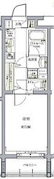 クレヴィスタ池袋ウエスト 1Kの間取図画像