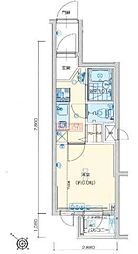 ヴェルト練馬桜台 1Kの間取図画像