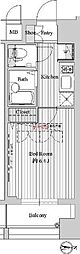 ドゥーエ練馬2 1Kの間取図画像