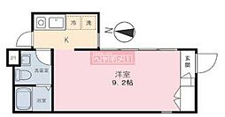 EDIT北池袋 1Kの間取図画像