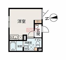 セレスト練馬 ワンルームの間取図画像