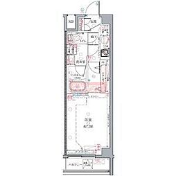 CREVISTA練馬桜台2 1Kの間取図画像