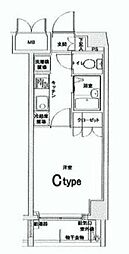 ドルチェときわ台 1Kの間取図画像
