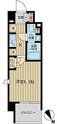 BLESS上池袋 1Kの間取図画像
