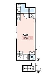 ライブリー江古田 ワンルームの間取図画像