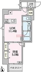 豊玉カームマンションWEST 1LDKの間取図画像