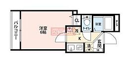 グランクオール西巣鴨 1Kの間取図画像
