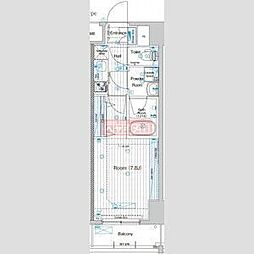 ブライズ板橋クレヴィスタ 1Kの間取図画像