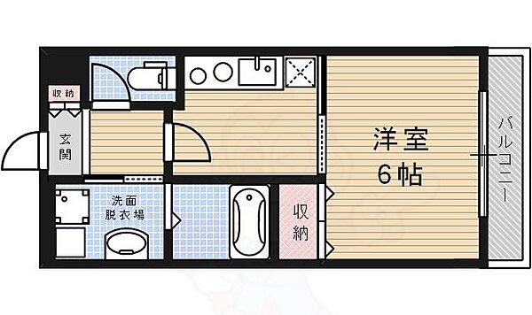 Ａ　Ｇｒａｙｉｓｈ宝塚 104｜兵庫県宝塚市川面３丁目(賃貸マンション1K・1階・26.00㎡)の写真 その2