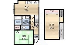 グランシャリオ 2DKの間取図画像