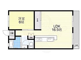 花屋敷団地B棟  ｜ 兵庫県川西市花屋敷１丁目12番11号（賃貸マンション1LDK・5階・46.46㎡） その2