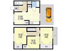 南花屋敷ガーデン1号棟  ｜ 兵庫県川西市南花屋敷３丁目（賃貸マンション3LDK・2階・49.60㎡） その2