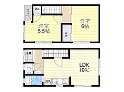 🉐敷金礼金0円！🉐売布東の町戸建て