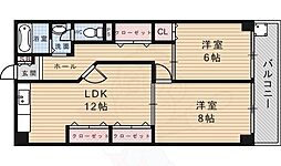 メゾン花屋敷 2LDKの間取図画像