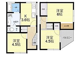 雲雀丘山手1丁目貸家