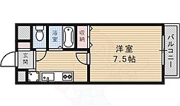 カーサフェリス 1Kの間取図画像