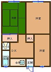 間取図画像 3DK
