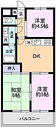 間取図画像 3DK