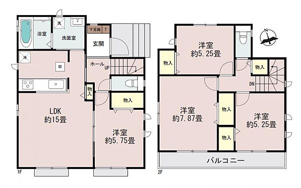 間取りを拡大表示