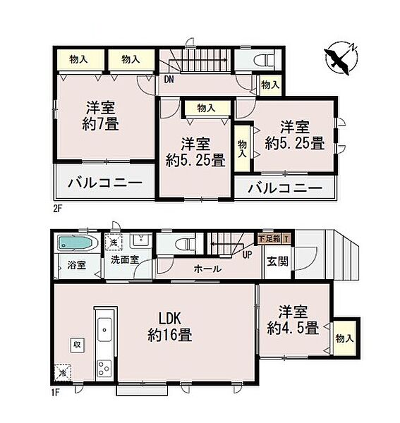 間取りを拡大表示