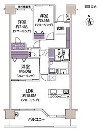 間取図画像 3LDK