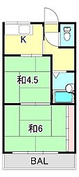 ハイネスグリーン名坂 2階/-