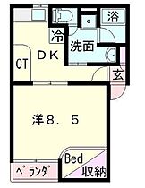 滋賀県蒲生郡日野町大字内池（賃貸アパート1K・1階・33.10㎡） その2