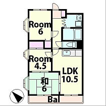 滋賀県甲賀市水口町虫生野中央（賃貸マンション3LDK・3階・60.50㎡） その2