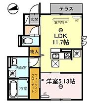 モンブルグ  ｜ 滋賀県甲賀市水口町城内（賃貸アパート1LDK・1階・41.97㎡） その2