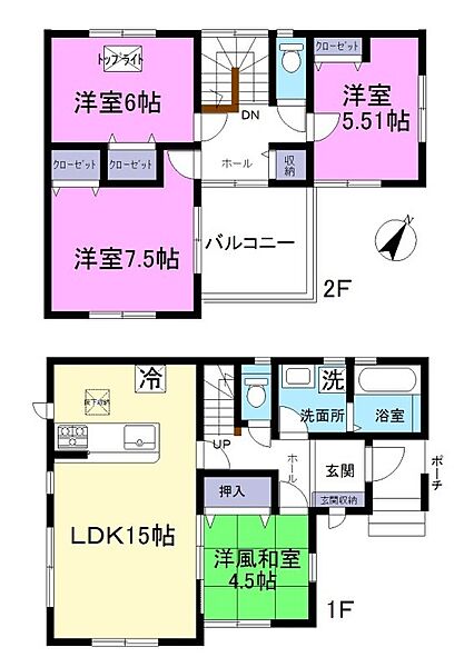 間取りを拡大表示