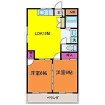 中善ハイツ 508 ｜ 新潟県新潟市中央区本馬越2丁目（賃貸マンション2LDK・5階・54.45㎡） その2