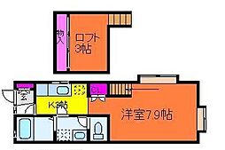 ハウスパーシモンIII 2階/-