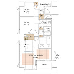 間取図画像 3LDK