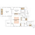 間取り：3面採光（西×南×北）・角住戸につき、眺望・陽当たり・風通し良好！