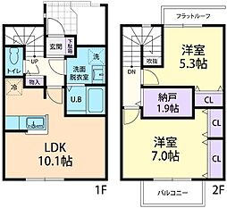 Bloom  Aso (ブルーム アソ)   A 2LDKの間取図画像