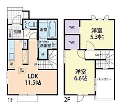 Grande Polaire(グラン ポレール)  B 2LDKの間取図画像