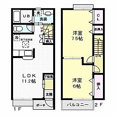 物件の間取り