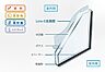 室内：Low-Eガラスを標準完備