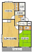 メゾン・ド・ミレニアムＤ 201 ｜ 福岡県久留米市小森野4丁目（賃貸アパート2LDK・2階・60.20㎡） その2