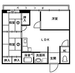 渡辺第一ビル 2階/202