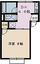 コーポラス北野 207 ｜ 福井県鯖江市水落町1丁目12-41(地番：1丁目1221)（賃貸マンション1DK・2階・26.33㎡） その2