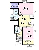 クレディ　フル－ル　Ａ 105 ｜ 福井県丹生郡越前町朝日6－7－4（賃貸アパート2DK・1階・42.89㎡） その2