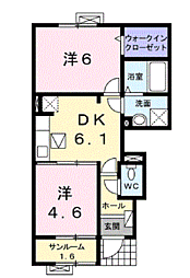 グランシェル　Ｂ 1階/103