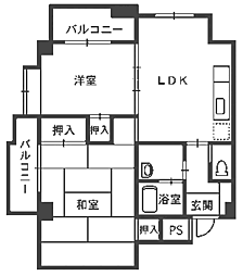 プレステージュ 2階/202