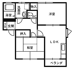サンシティーC 1階
