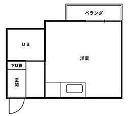 間取図画像 ワンルーム