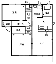 ディアスあわの 2階/B202